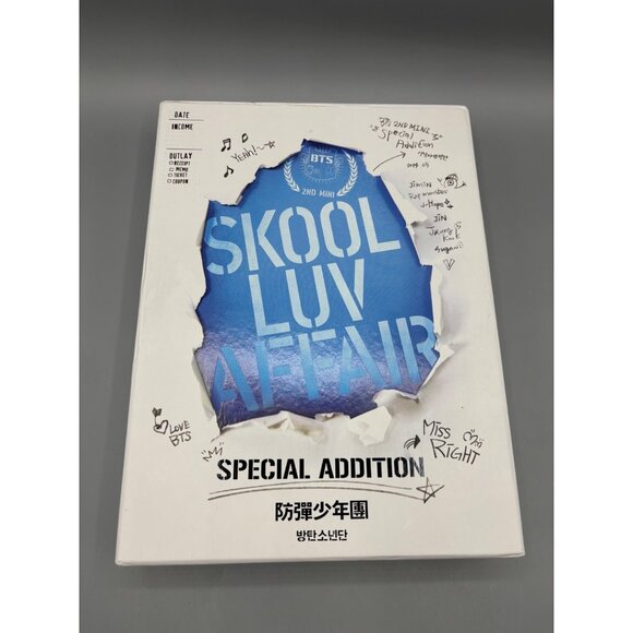 BTS Skool Luv Affair‎ Special Addition 2nd Mini Album CD Set - Picture 1 of 4